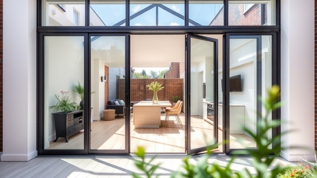 Bifold Door Glazing Lower Edmonton