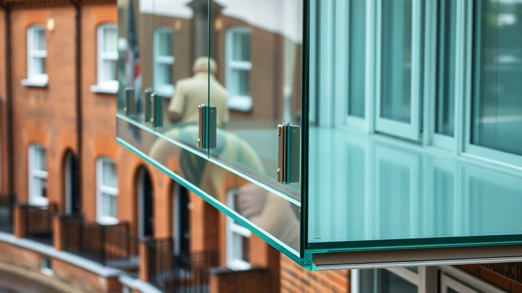 Glass Balcony Installation Lower Edmonton