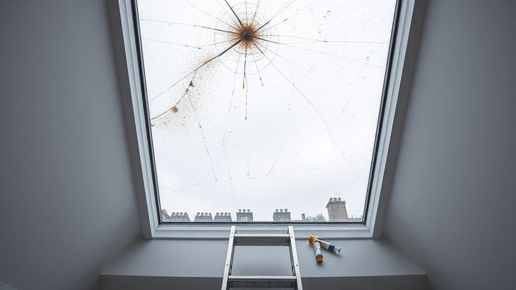 Leaking Skylight Repair Lower Edmonton