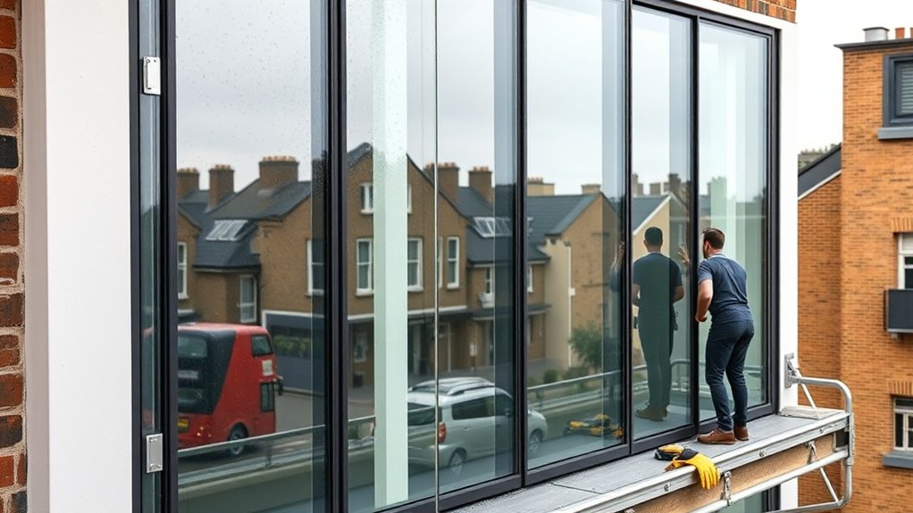 Polycarbonate to Glass Conversion Lower Edmonton