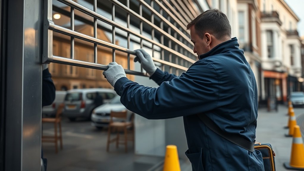 Security Grille Installation Lower Edmonton