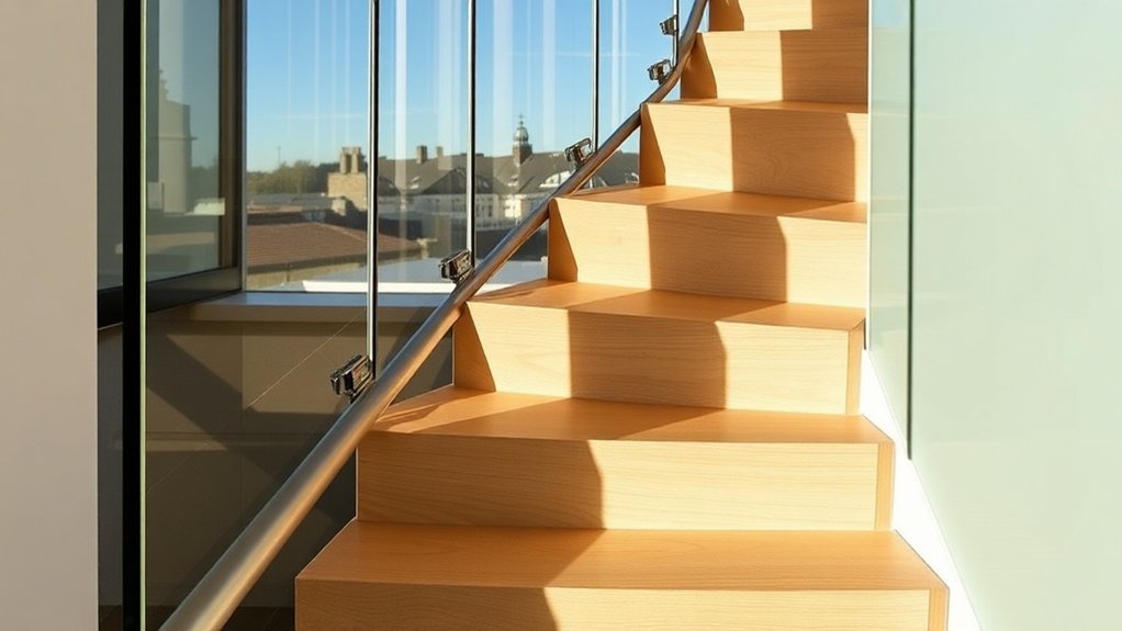 Staircase Glass Panels Lower Edmonton
